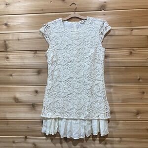 Rebellion Cream Lace Mini Dress